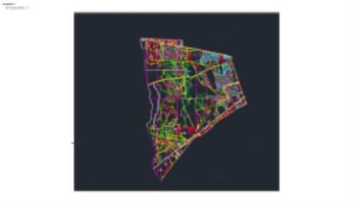 نقشه اتوکد منطقه 18 تهران